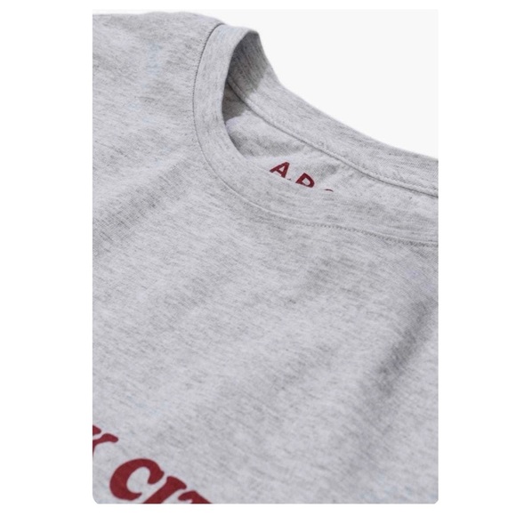 A.P.C. | Hip Euro Style Streetwear New York City T Shirt Heathered Grey | L - Picture 6 of 16